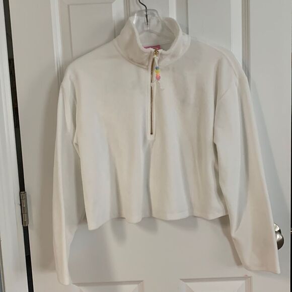Stoney Clover for Target Crop‎ Terry Quarter Zip Sweatshirt - Picture 1 of 3